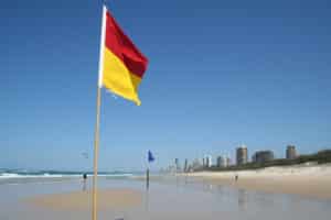 Swim between the flags at Gold Coast beach