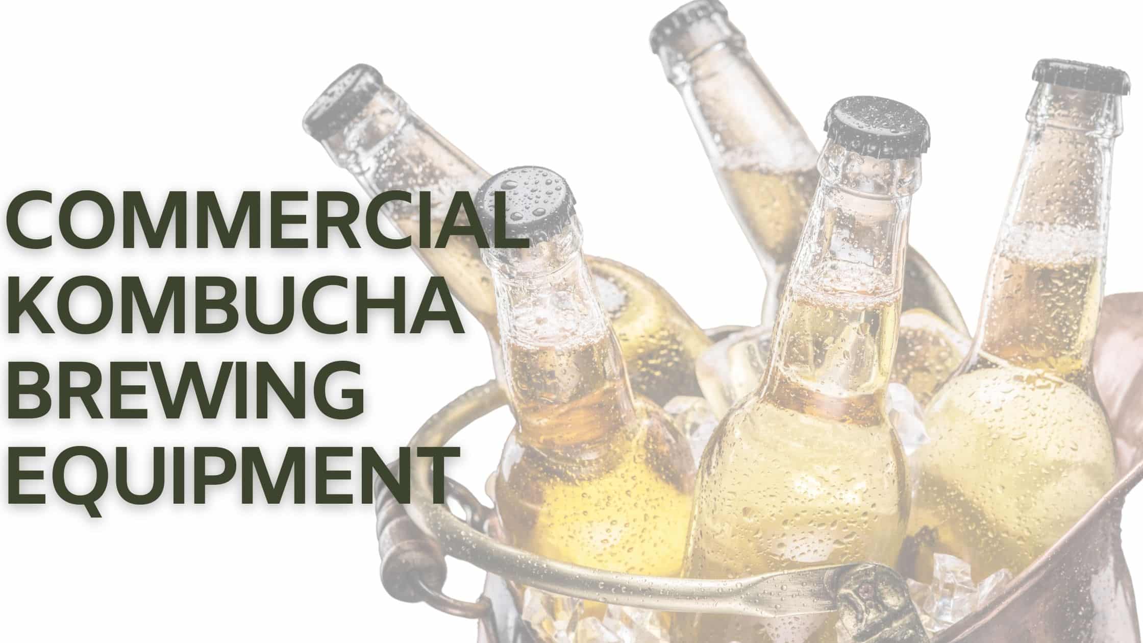 Commercial Kombucha Brewing Equipment