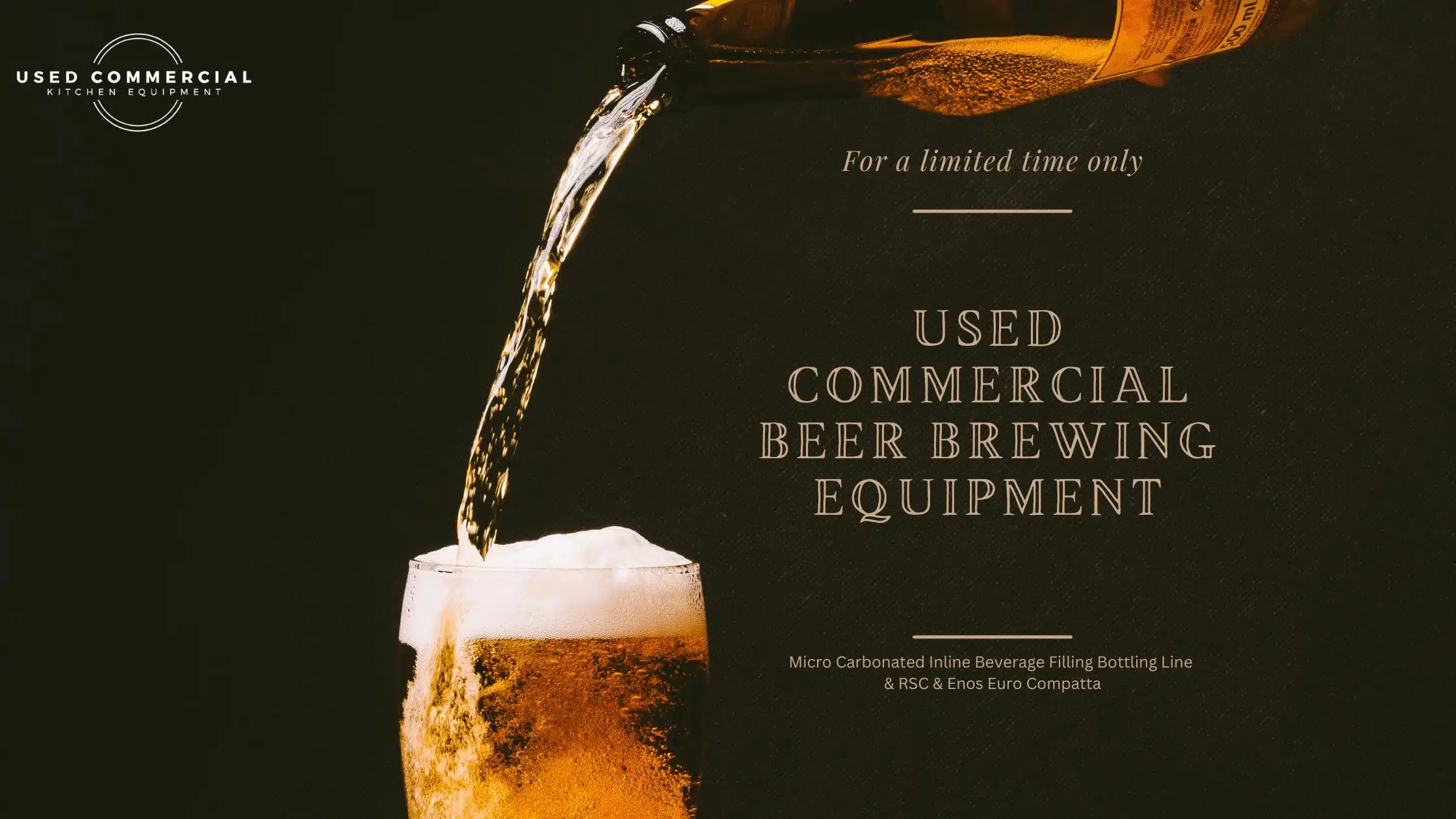 Used Commercial Beer Brewing Equipment